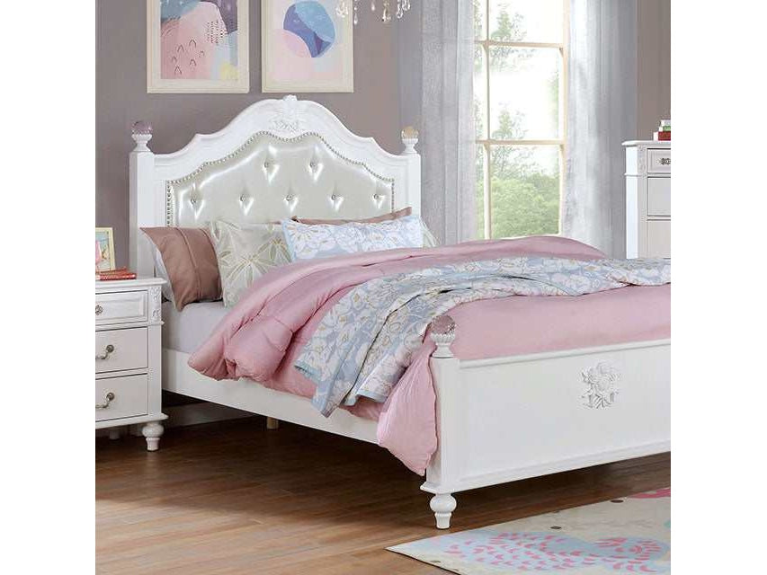 Belva White Full Bed