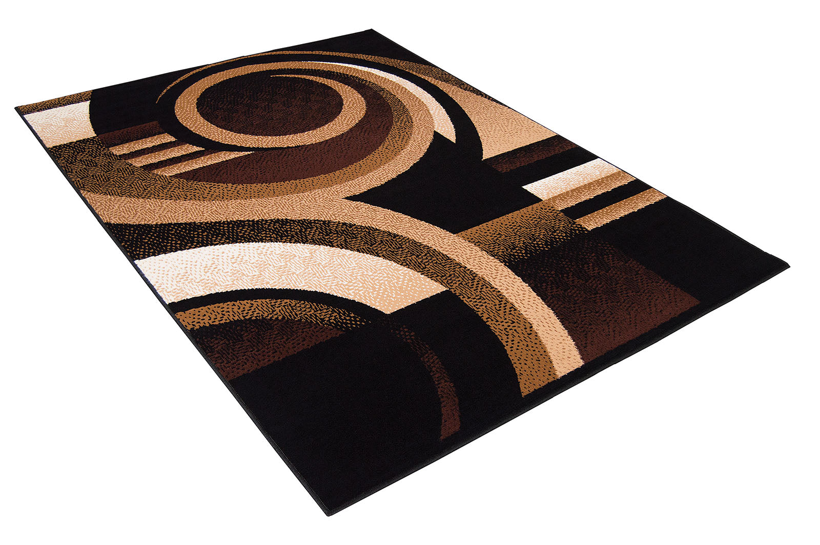 Blitar Brown/Black 5' X 7' Area Rug