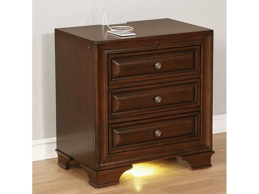 Brandt Brown Nightstand