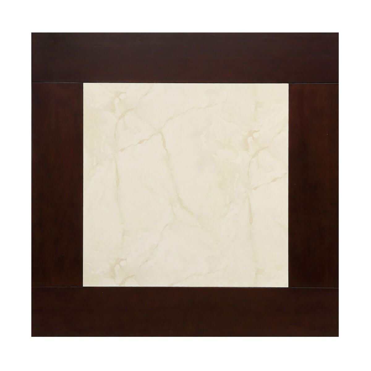 Brent II Dark Cherry/Ivory Dining Table