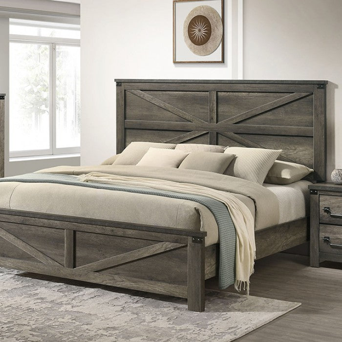Britonale Gray Queen 4 Piece Bedroom Set