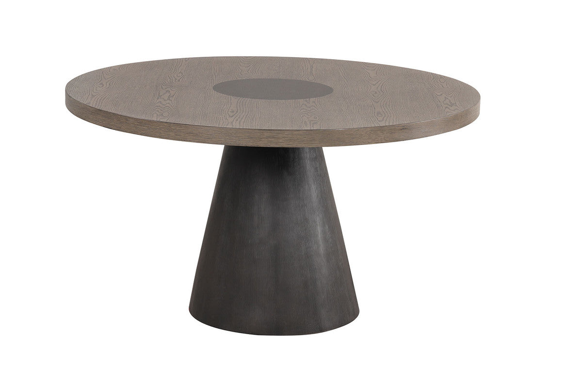 Broager Rustic Oak/Dark Walnut 5 Pc. Round Dining Table Set