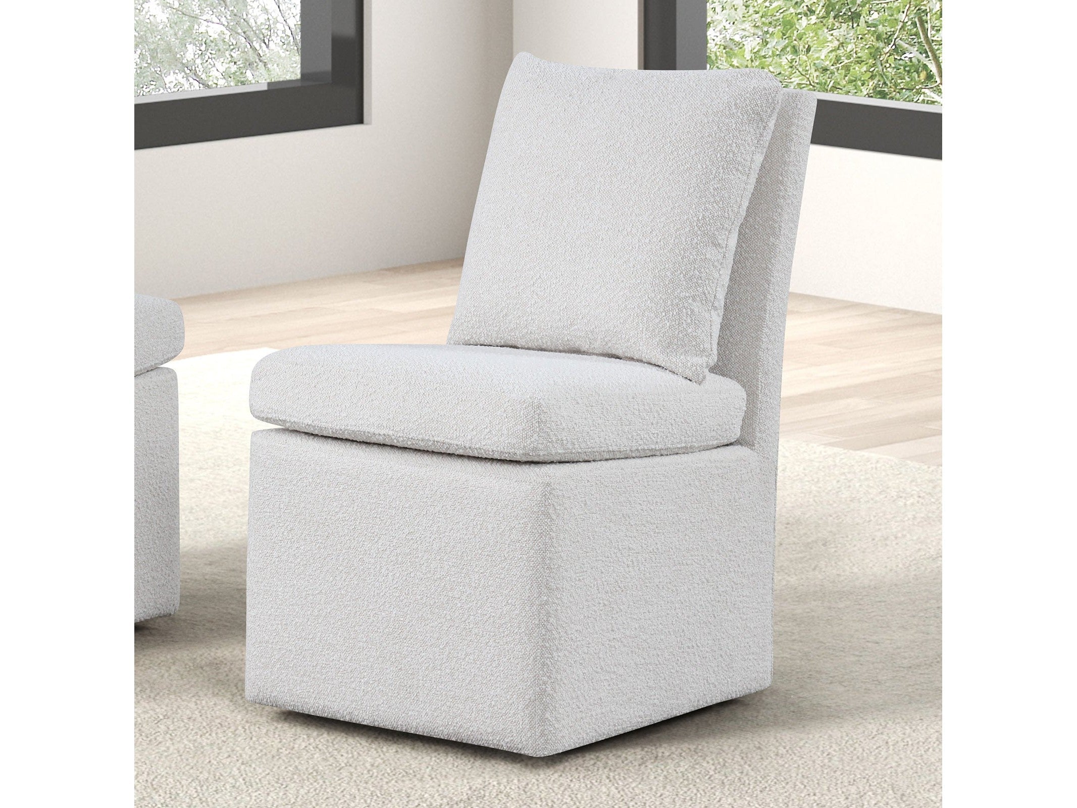 Broager White Dining Chair