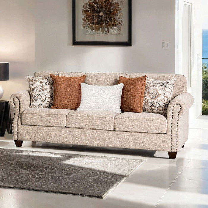 Buckhurst Taupe Upholstery Living Room Set