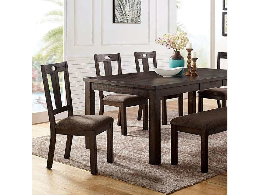Burton Walnut/Ash Brown Dining Table