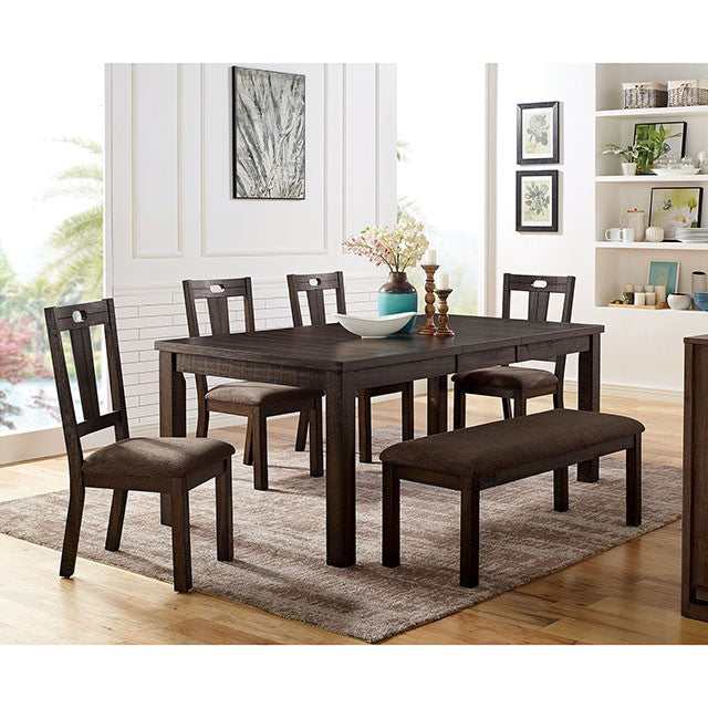 Burton Walnut/Ash Brown Dining Table