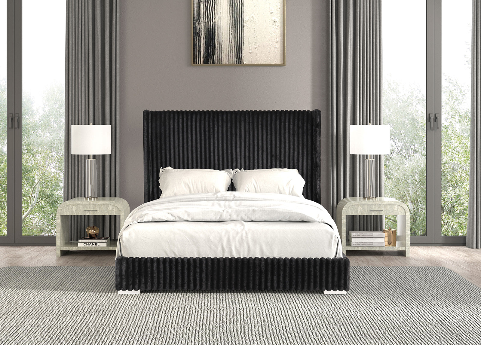 Cadwell Black Bed