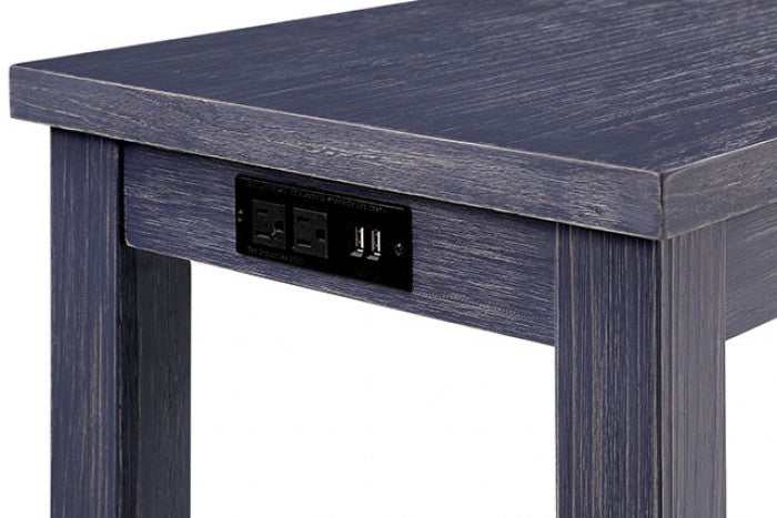 Caerleon Antique Blue & Gray 3pc Dining Set