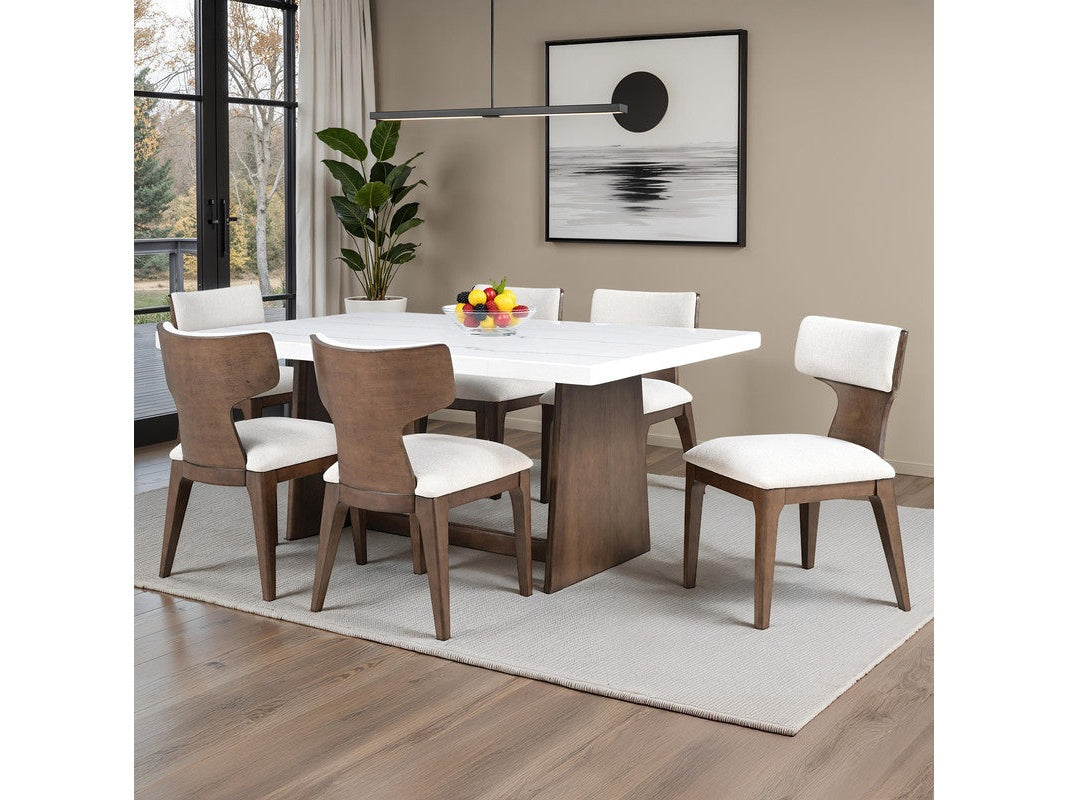 Caerwys Brown 7 Pc. Dining Table Set