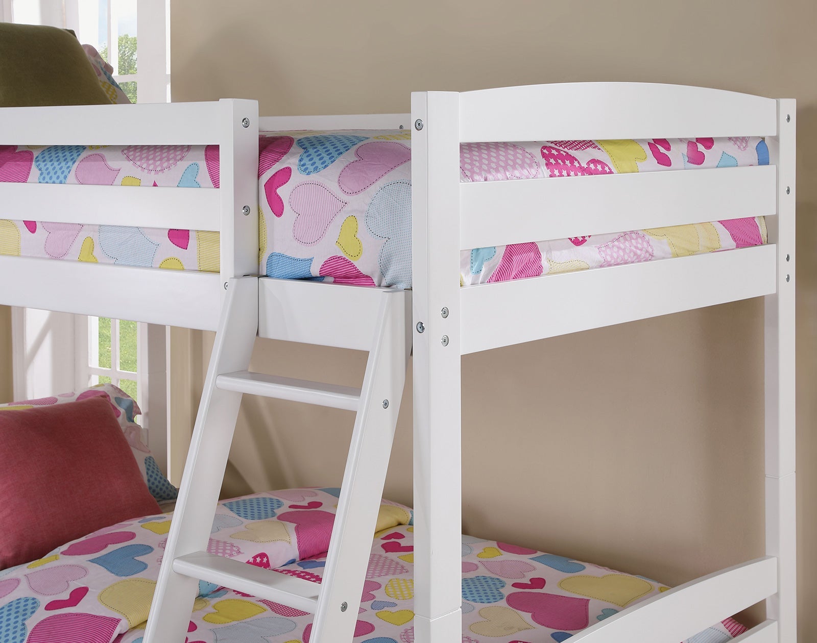 Candice White Twin/Twin Bunk Bed