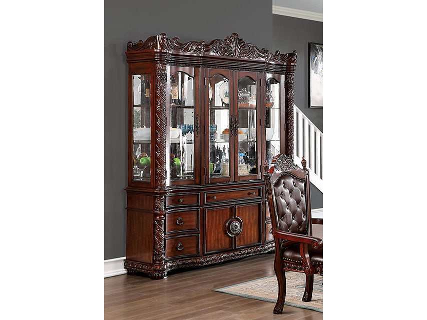 Canyonville Brown Cherry Hutch & Buffet