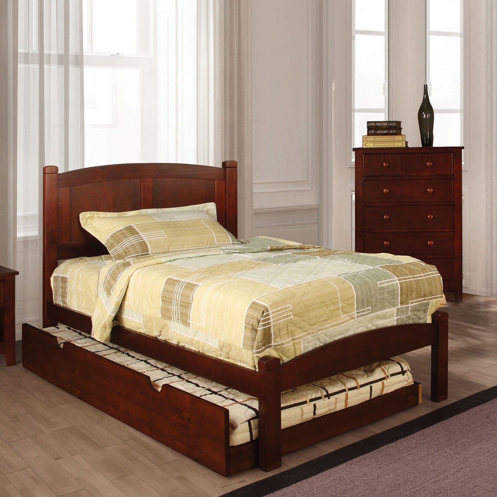Cara Cherry 4 Pc. Twin Bedroom Set