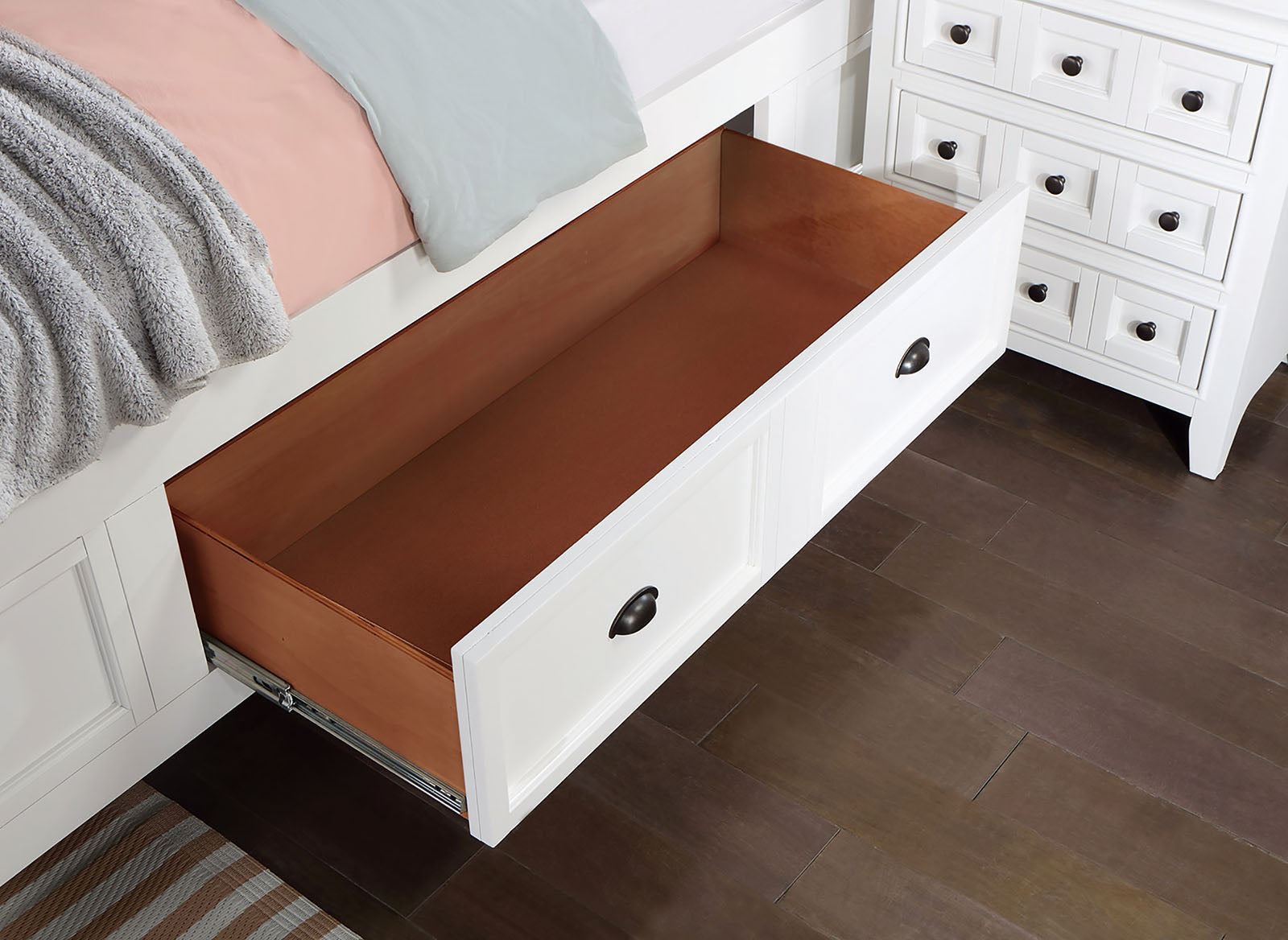 Castile White 4 Pc. Twin Bedroom Set