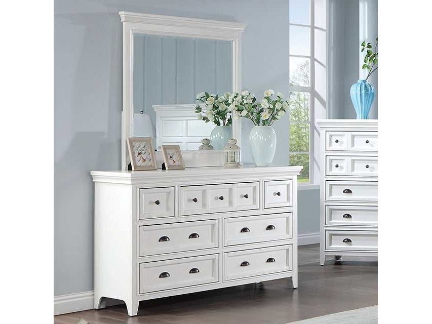 Castile White Dresser
