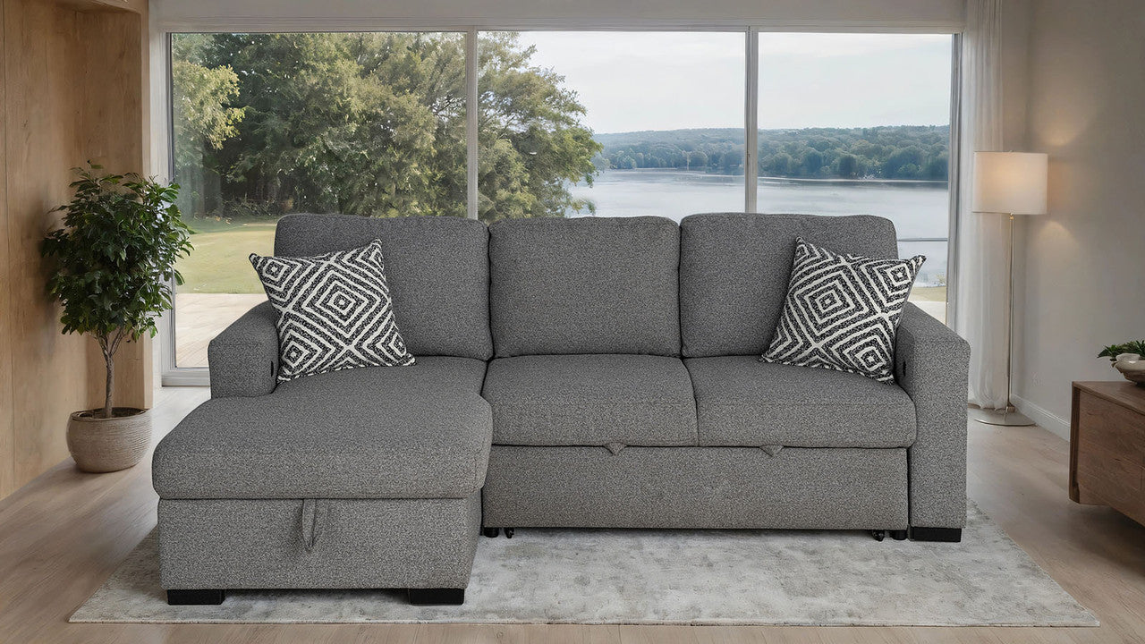Chatham Gray Left-Chaise Sectional