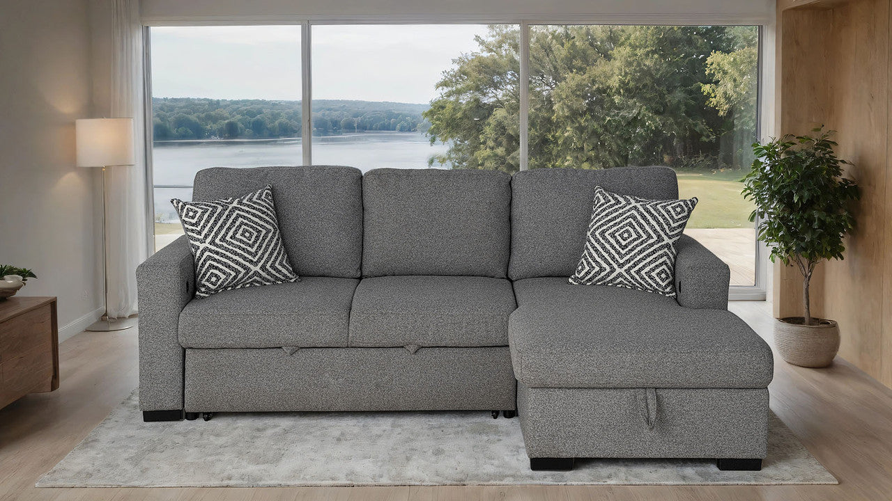 Chatham Gray Right-Chaise Sectional