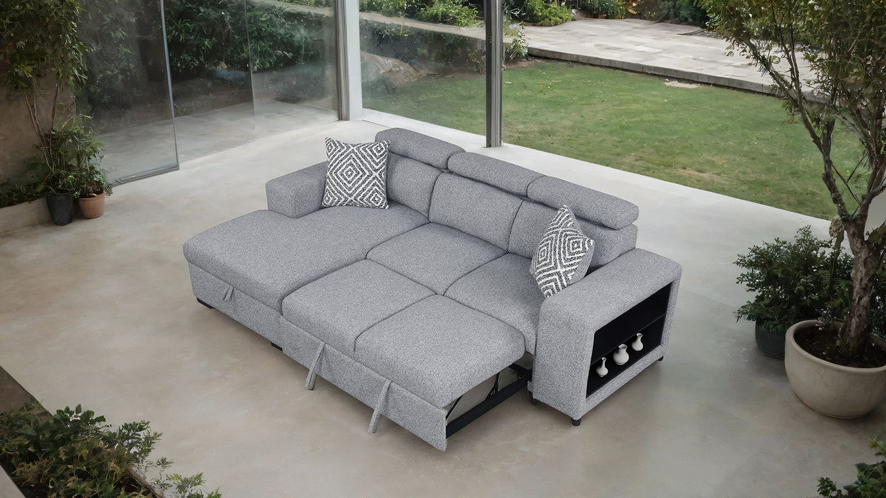 Chatteris Gray Left-Chaise Sectional