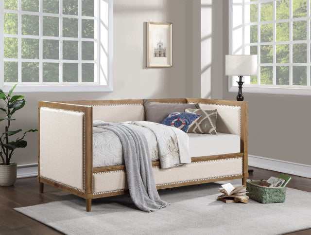 Chiron Beige/Light Oak Twin Daybed
