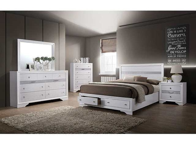 Chrissy White Eastern King Bed