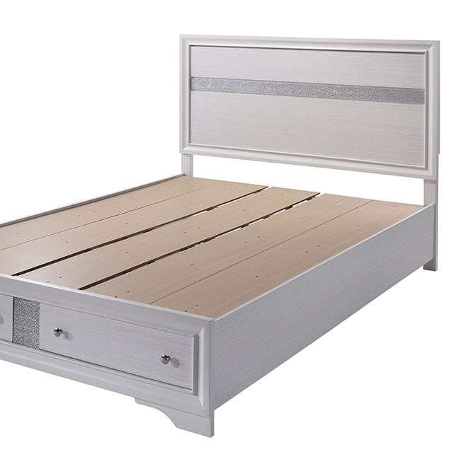 Chrissy White Eastern King Bed