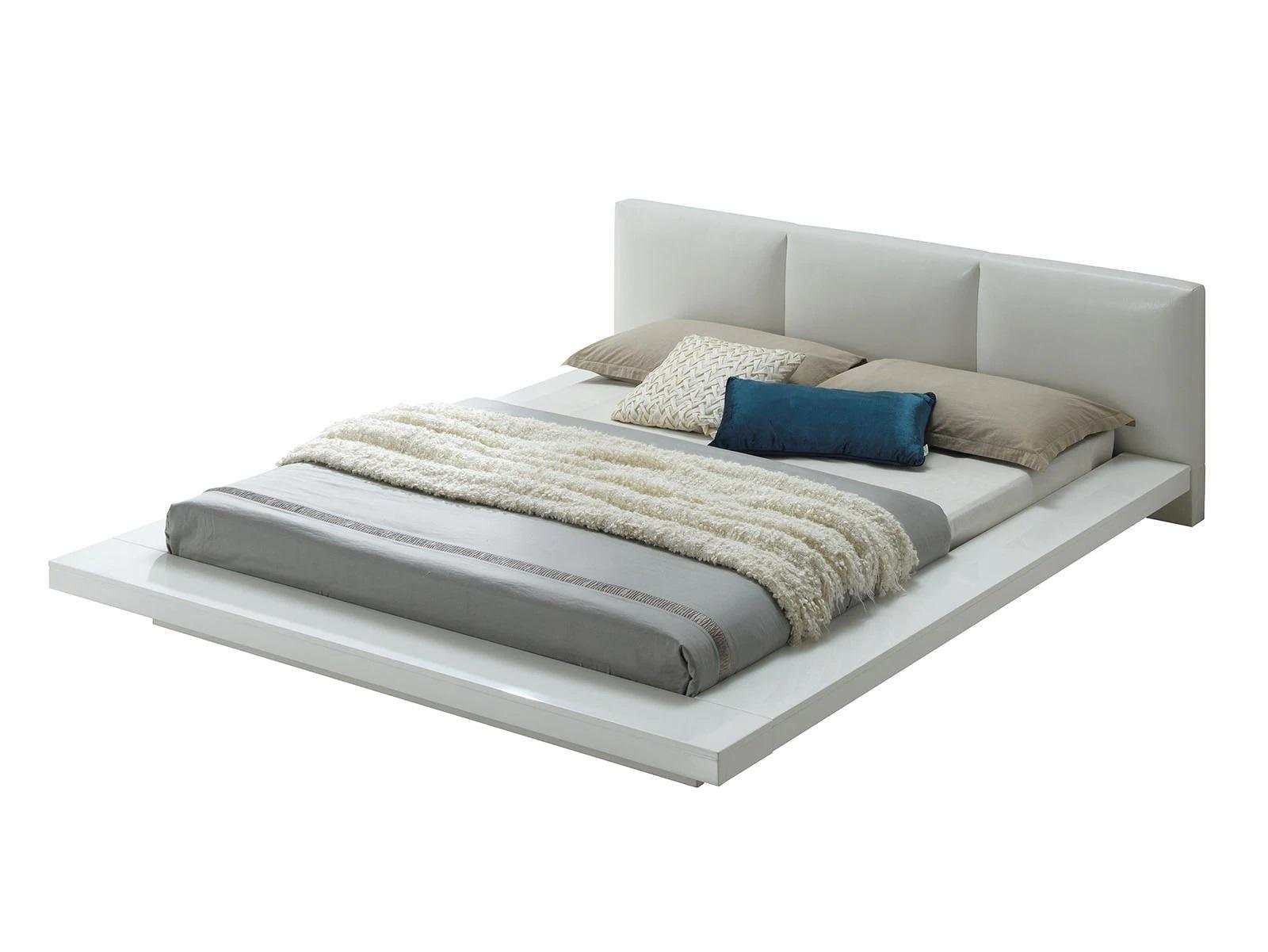 Christie White High Gloss Lacquer California King Bed