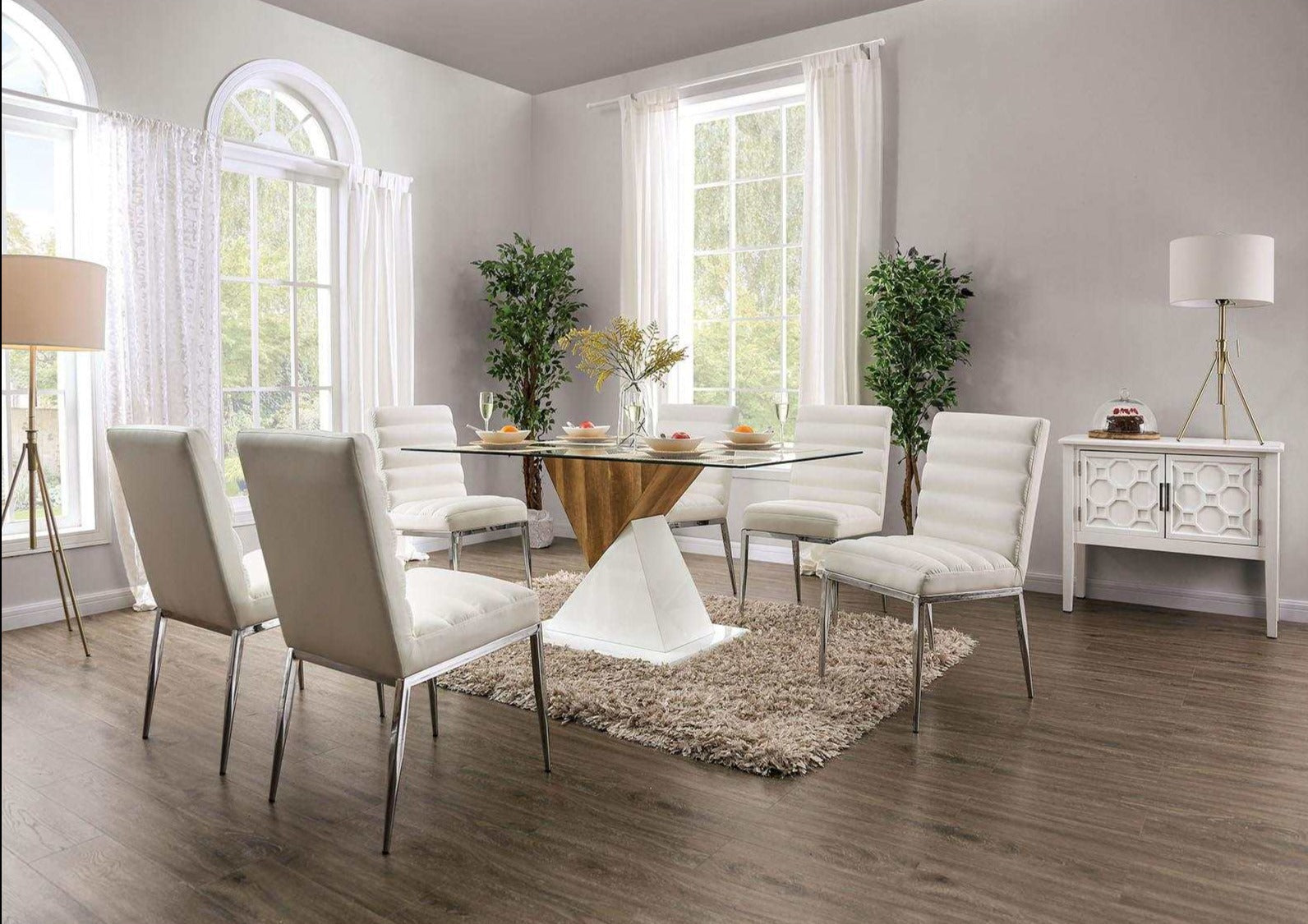 Cilegon White Dining Chair (Set of 2)