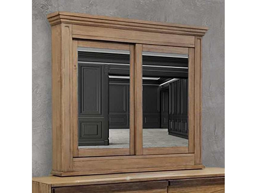 Coimbra Rustic Natural Tone Cabinet Mirror