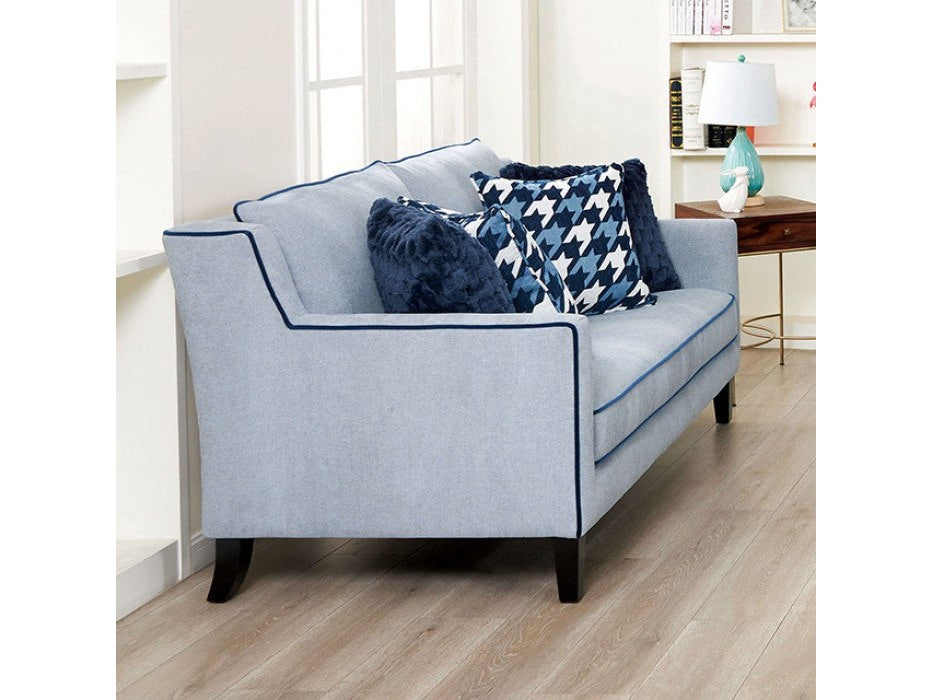 Colindale Gray/Blue Loveseat