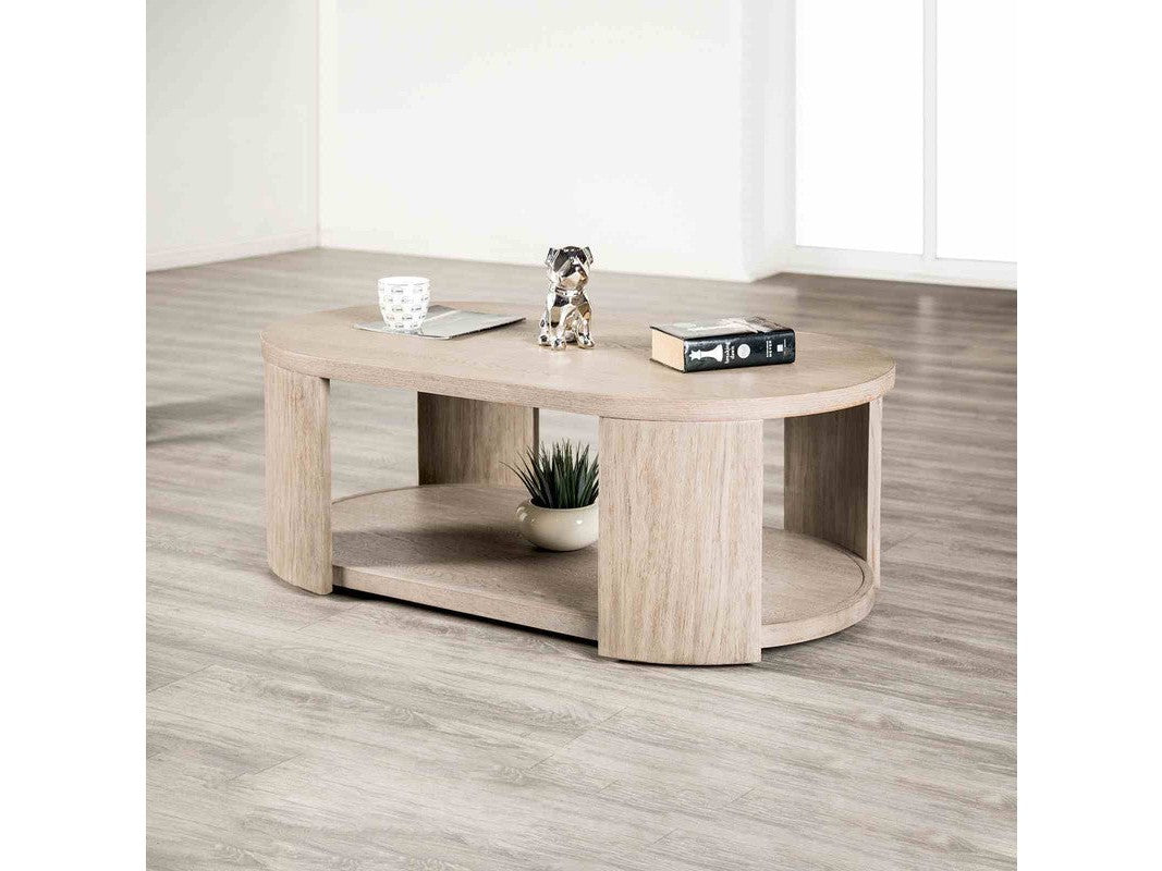 Conisbrough Oak Oval Cocktail Table
