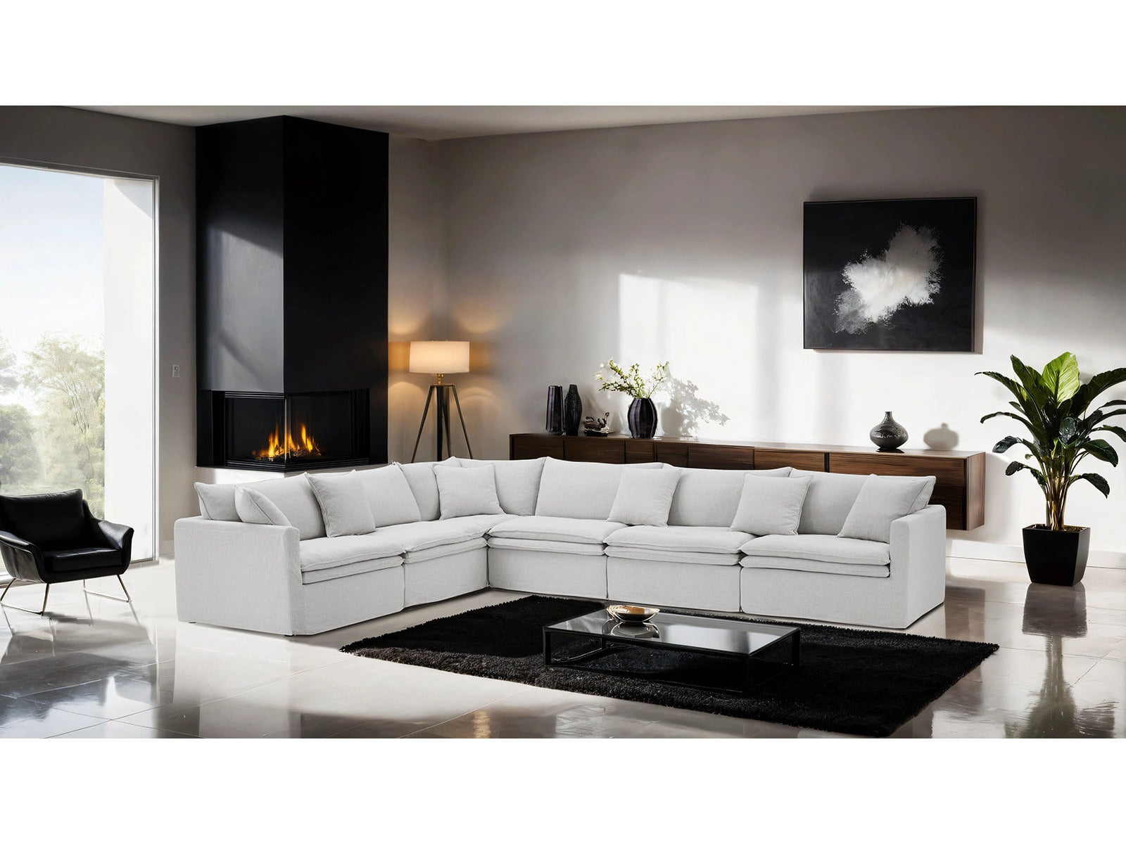 Crayford Light Gray Sectional