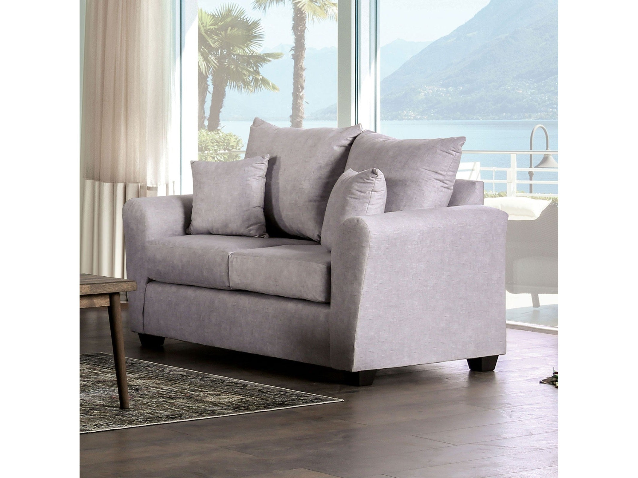Croydon Light Gray Loveseat