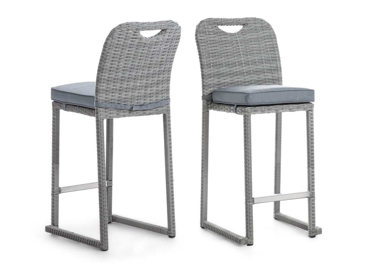 Cyprus Gray Outdoor Bar Chair (Set of 6)