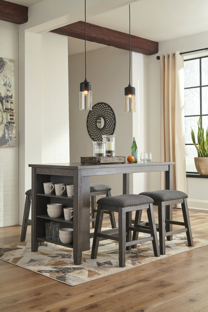 Caitbrook Counter Height Dining Table and Barstools