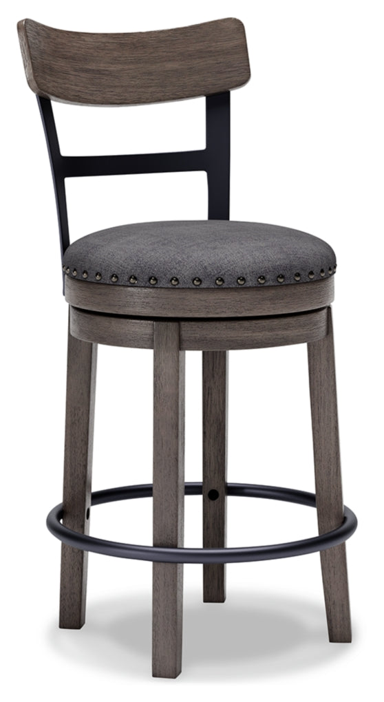 Caitbrook Upholstered Swivel Barstool