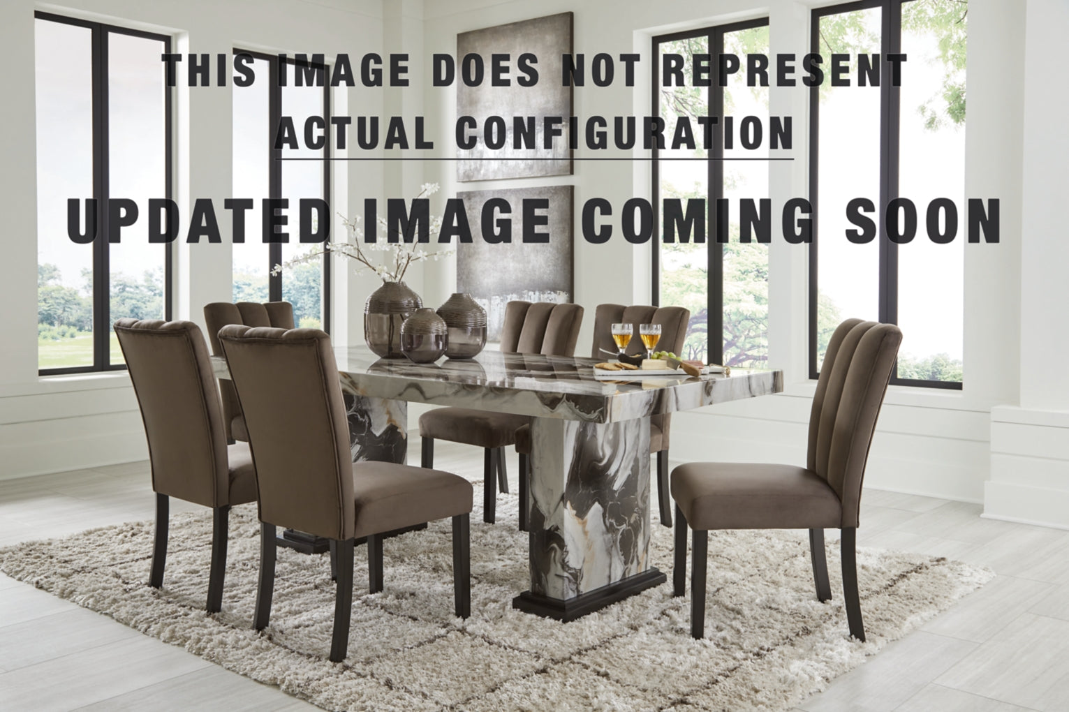 Jeshina Counter Height Table with 4 Stools