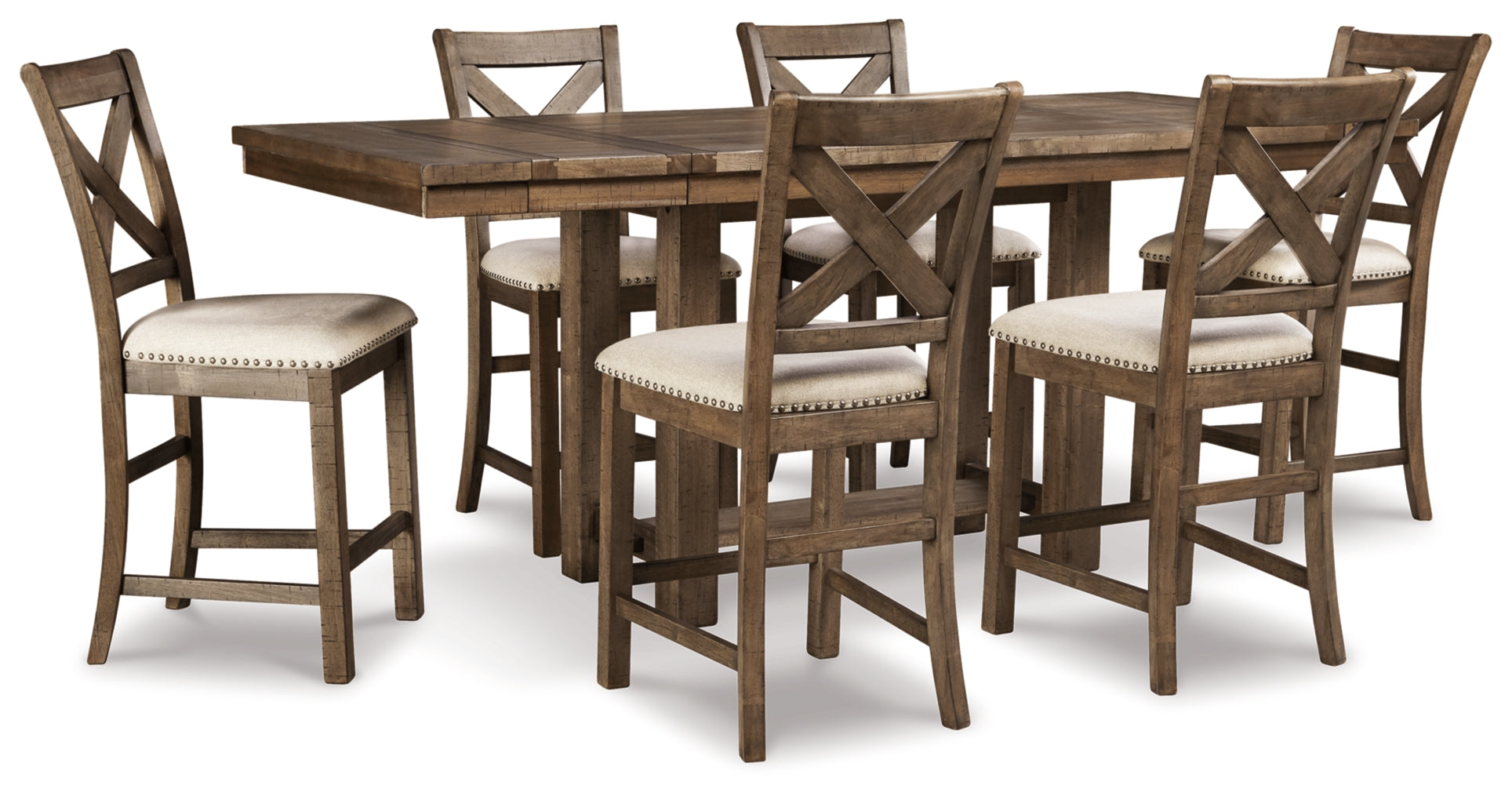Moriville Dining Set (Up to 6 Barstools)