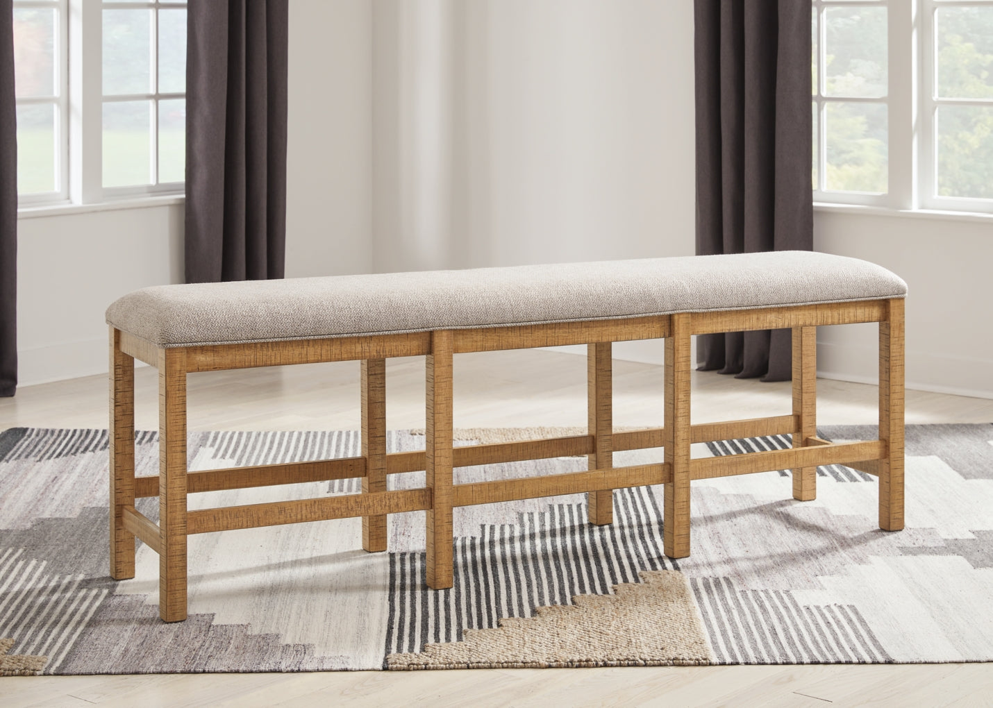 Havonplane XL Counter Upholstered Dining Room Bench