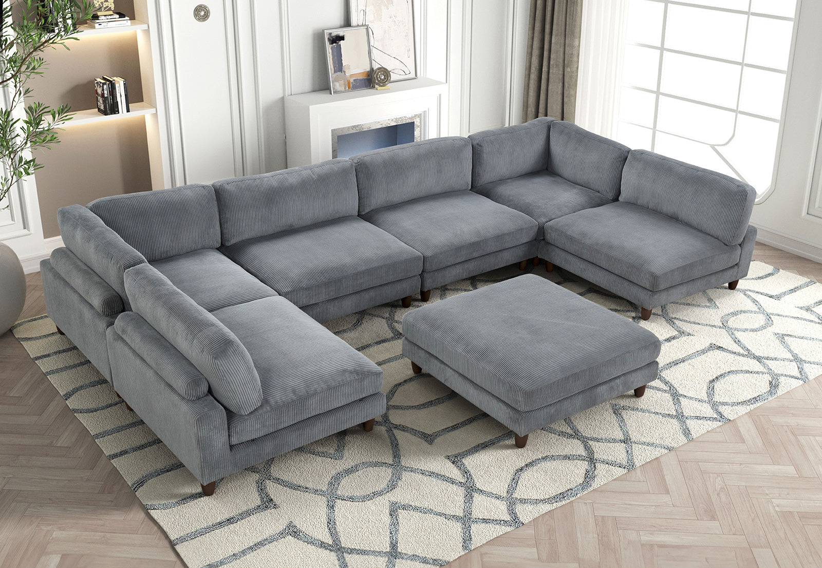 Dagenham Gray Sectional