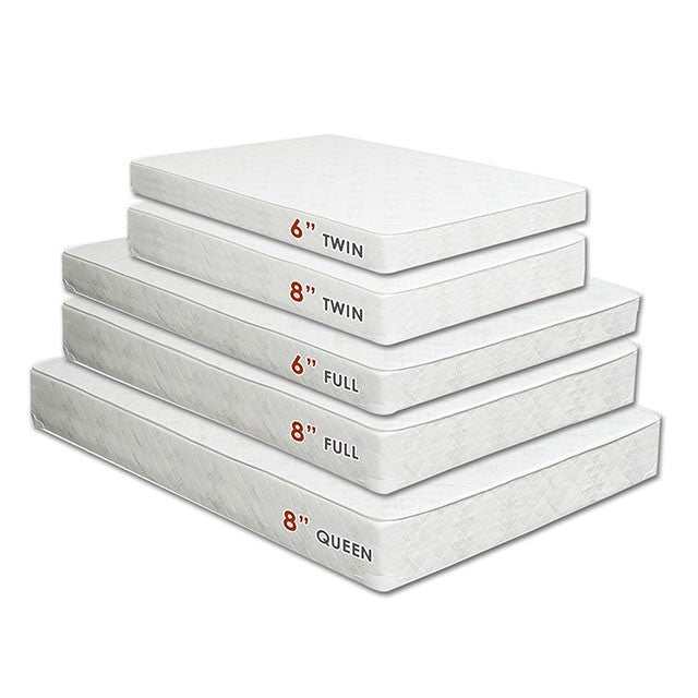 Daisy White 8" Bunkie Board Combo Queen Mattress