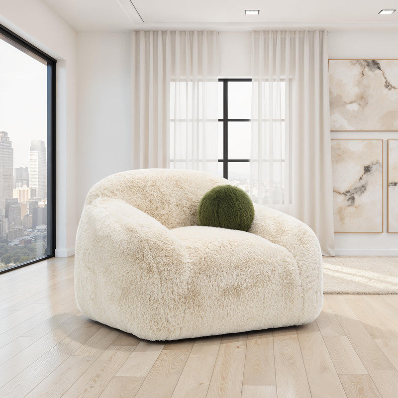 Darwen Sand Swivel Chair