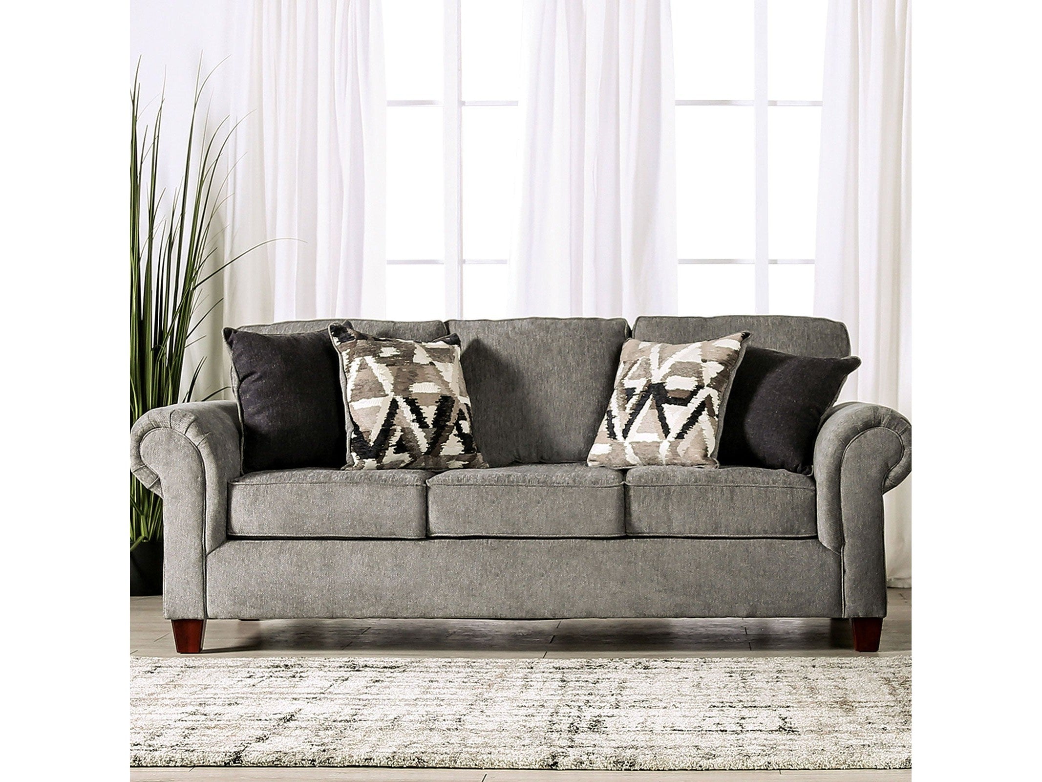Delgada Graphite Sofa