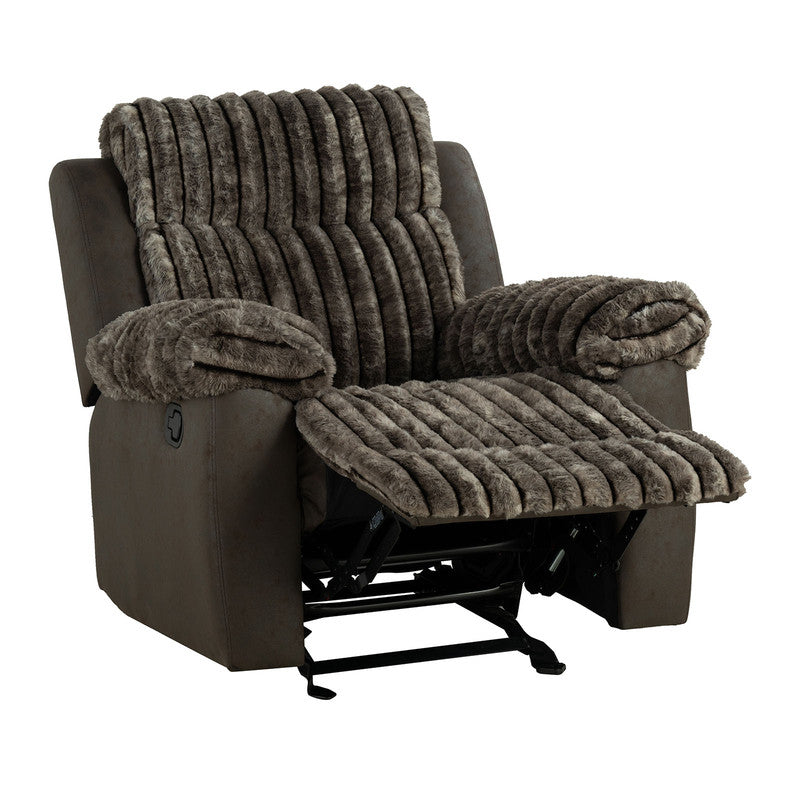 Dionysus Brown Manual Glider Recliner