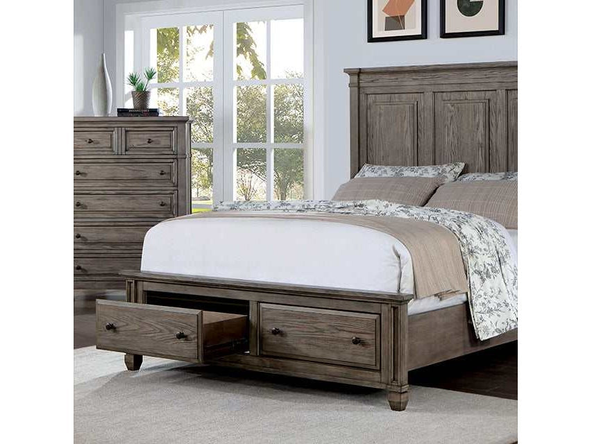 Durango Warm Gray Queen Bed