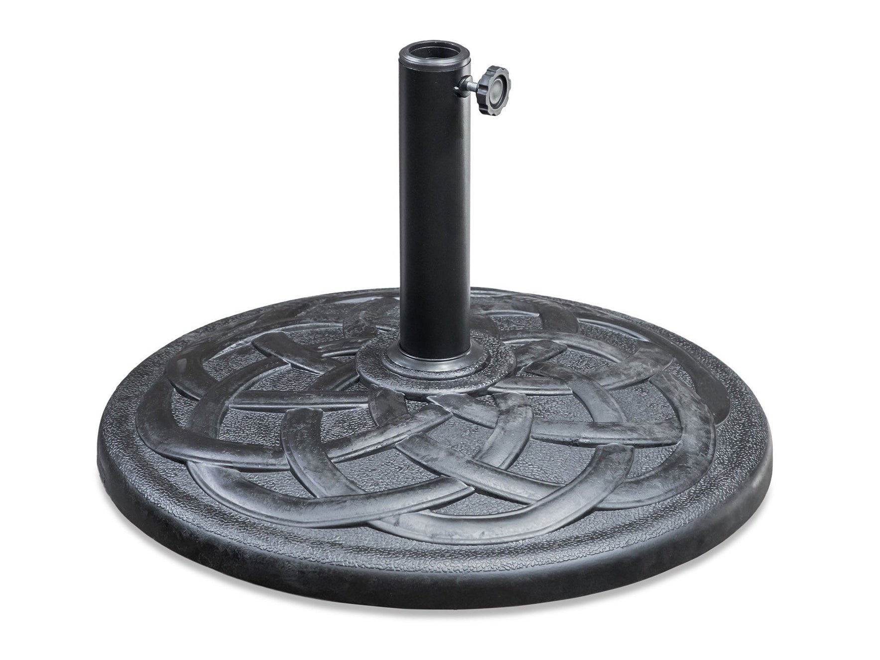 Duro Black Round Umbrella Base