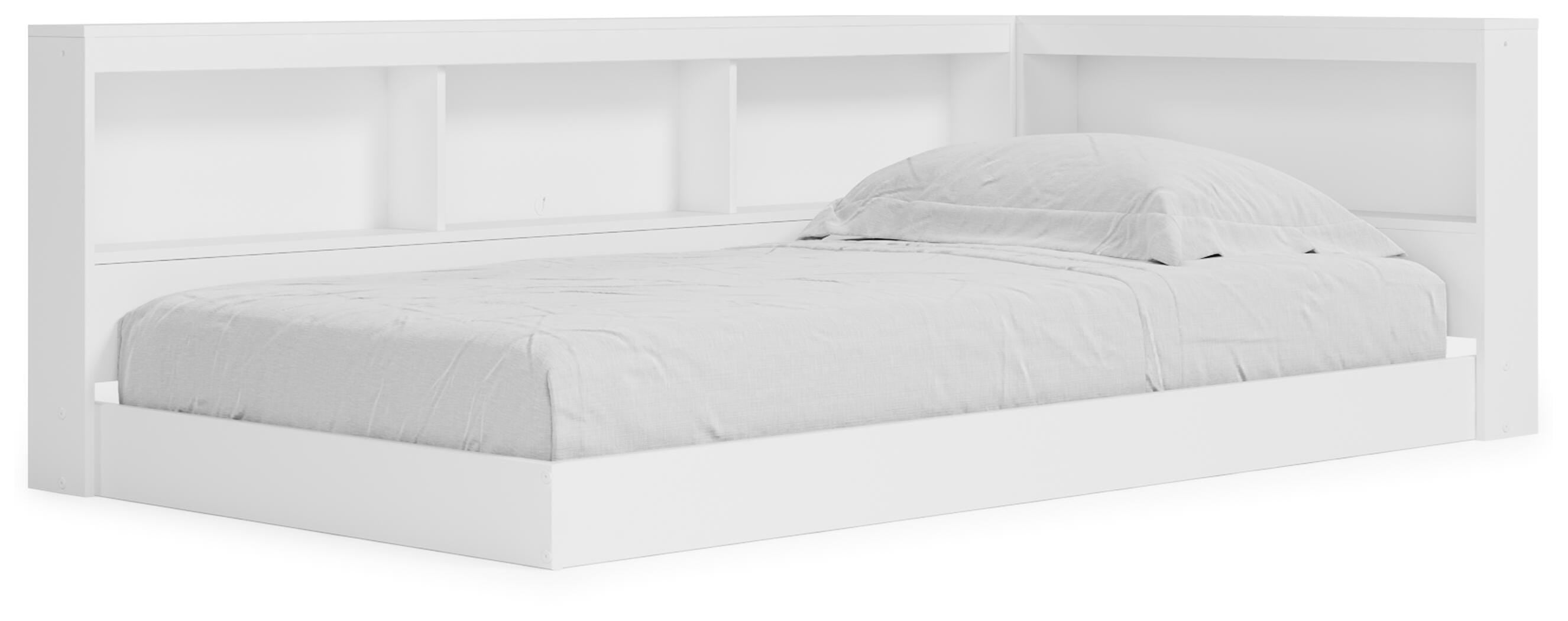 Piperton Bookcase Storage Bed