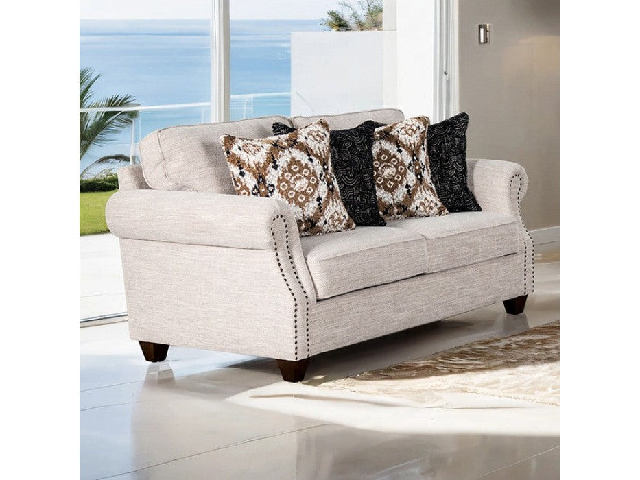 Earley Beige Loveseat