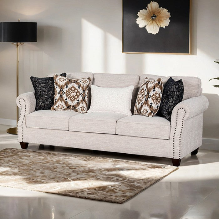Earley Beige Upholstery Living Room Set