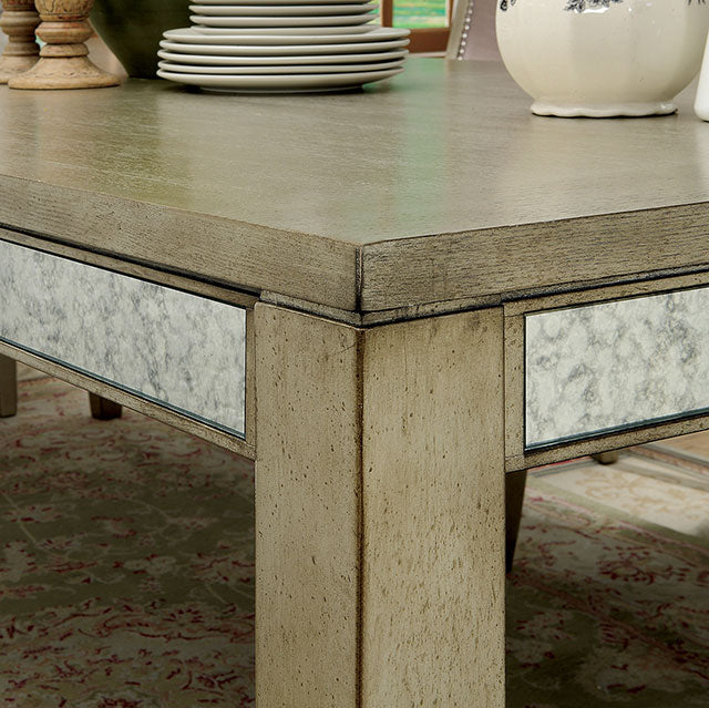 Echo Antique Gold Dining Table