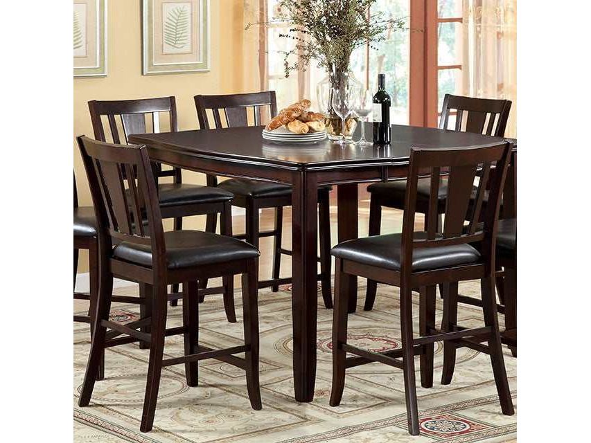Edgewood Espresso Counter Height Chair (Set of 2)