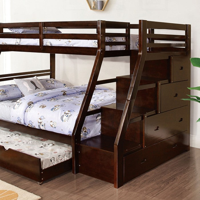 Ellington Espresso Twin/Full Bunk Bed